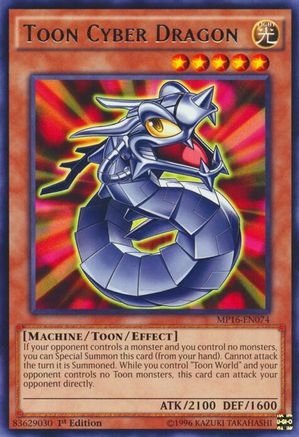 Toon Cyber Dragon [MP16-EN074] Rare - Trinity Hobby