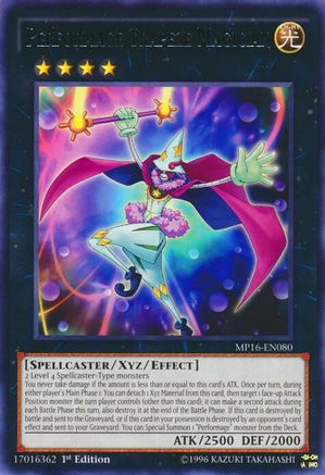 Performage Trapeze Magician [MP16-EN080] Rare - Trinity Hobby