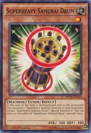 Superheavy Samurai Drum [MP16-EN110] Common - Trinity Hobby