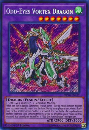 Odd-Eyes Vortex Dragon [MP16-EN139] Secret Rare - Trinity Hobby
