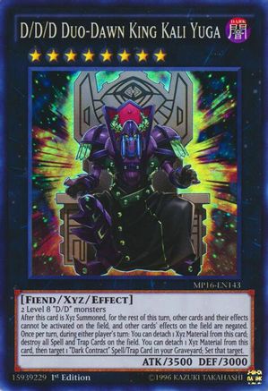 D/D/D Duo-Dawn King Kali Yuga [MP16-EN143] Super Rare - Trinity Hobby