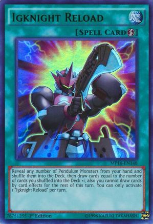 Igknight Reload [MP16-EN148] Ultra Rare - Trinity Hobby