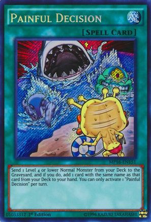 Painful Decision [MP16-EN151] Secret Rare - Trinity Hobby