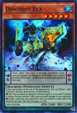 Dinomist Rex [MP16-EN198] Super Rare - Trinity Hobby
