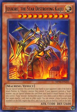 Jizukiru, the Star Destroying Kaiju [MP16-EN235] Rare - Trinity Hobby