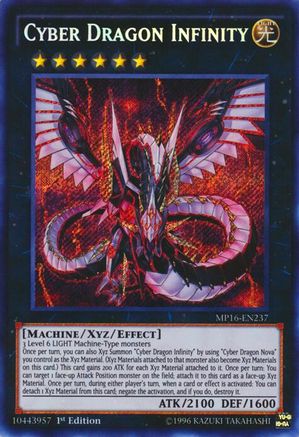 Cyber Dragon Infinity [MP16-EN237] Secret Rare - Trinity Hobby