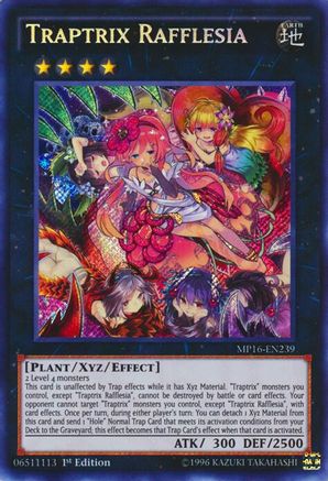 Traptrix Rafflesia [MP16-EN239] Secret Rare - Trinity Hobby