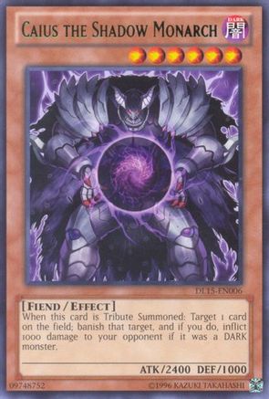 Caius the Shadow Monarch (Green) [DL15-EN006] - Duelist League Promo Unlimited - Rare - Trinity Hobby