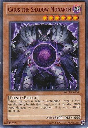 Caius the Shadow Monarch (Red) [DL15-EN006] Rare - Trinity Hobby