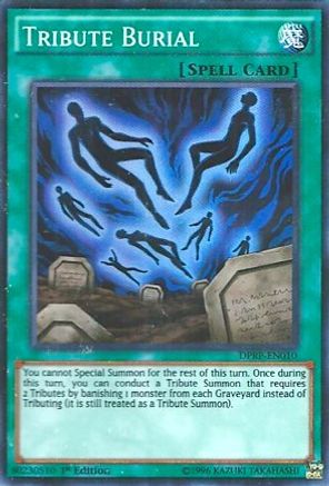 Tribute Burial [DPRP-EN010] Super Rare - Trinity Hobby