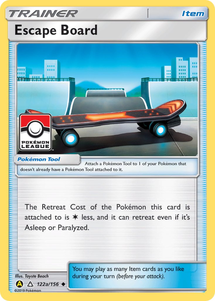 Escape Board (122a/156) (League Promo) [Sun & Moon: Ultra Prism] - Trinity Hobby
