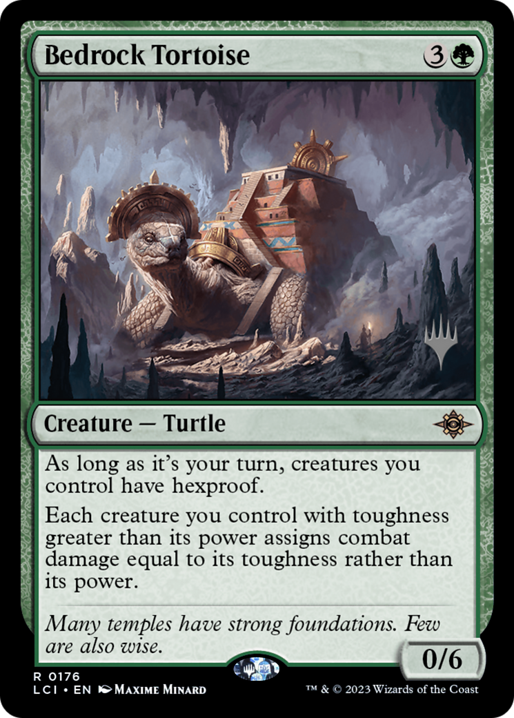 Bedrock Tortoise (Promo Pack) [The Lost Caverns of Ixalan Promos] - Trinity Hobby