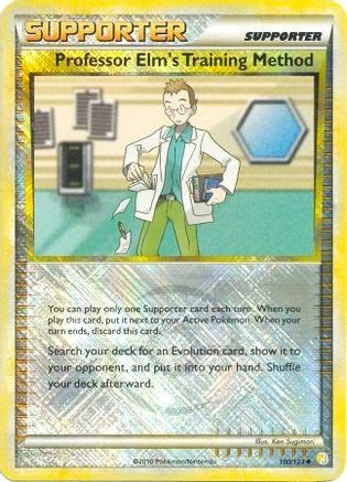 Professor Elm's Training Method (100/123) (League Promo) [HeartGold & SoulSilver: Base Set] - Trinity Hobby
