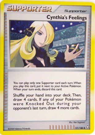 Cynthia's Feelings (Cosmos Holofoil) - (131/146) Holofoil [Miscellaneous Cards & Products]