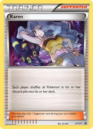 Karen (XY177) [XY: Black Star Promos] - Trinity Hobby