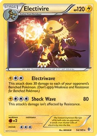 Electivire (54/149) (Theme Deck Exclusive) [Black & White: Boundaries Crossed] - Trinity Hobby