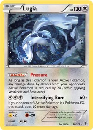 Lugia (78/124) (Theme Deck Exclusive) [XY: Fates Collide] - Trinity Hobby