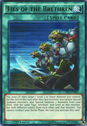 Ties of the Brethren [LDK2-ENY02] Ultra Rare - Trinity Hobby