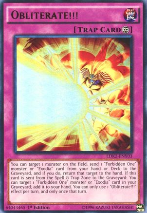 Obliterate!!! [LDK2-ENY03] Ultra Rare - Trinity Hobby