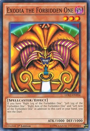 Exodia the Forbidden One [LDK2-ENY04] Common - Trinity Hobby