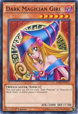Dark Magician Girl [LDK2-ENY11] Common - Trinity Hobby