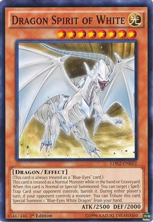 Dragon Spirit of White [LDK2-ENK02] Common - Trinity Hobby