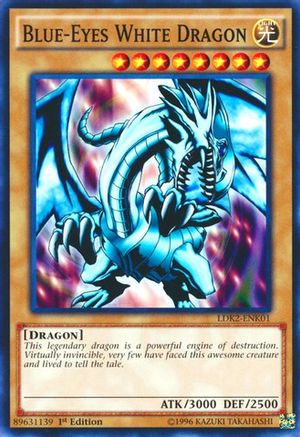 Blue-Eyes White Dragon (Version 1) [LDK2-ENK01] Common - Trinity Hobby