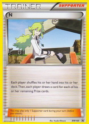 N (BW100) (Battle Arena Deck Exclusive) [Black & White: Black Star Promos] - Trinity Hobby