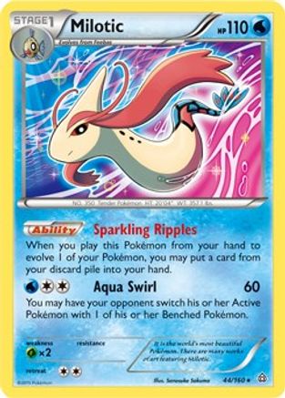 Milotic (44/160) (Theme Deck Exclusive) [XY: Primal Clash] - Trinity Hobby
