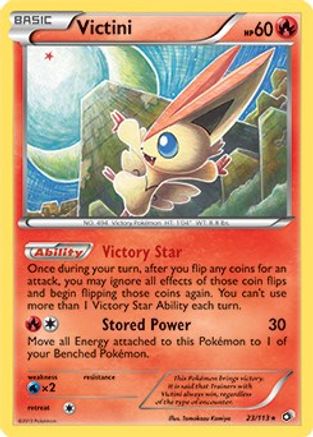 Victini (23/113) (Theme Deck Exclusive) [Black & White: Legendary Treasures] - Trinity Hobby