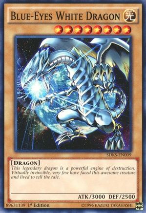 Blue-Eyes White Dragon [SDKS-EN009] Common - Trinity Hobby