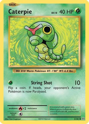 Caterpie (3/108) [XY: Evolutions] - Trinity Hobby