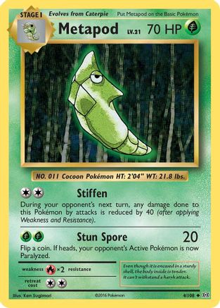 Metapod (4/108) [XY: Evolutions] - Trinity Hobby