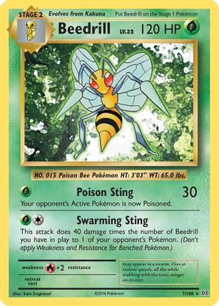 Beedrill (7/108) [XY: Evolutions] - Trinity Hobby