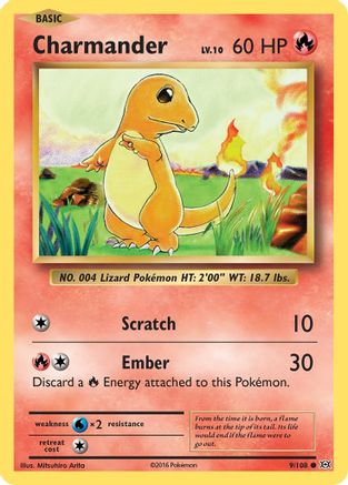 Charmander (9/108) [XY: Evolutions] - Trinity Hobby