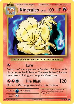 Ninetales (15/108) [XY: Evolutions] - Trinity Hobby