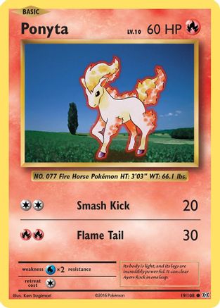 Ponyta (19/108) [XY: Evolutions] - Trinity Hobby