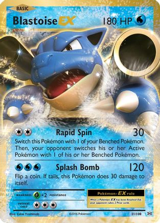 Blastoise EX (21/108) [XY: Evolutions] - Trinity Hobby