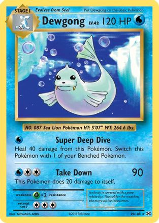 Dewgong (29/108) [XY: Evolutions] - Trinity Hobby