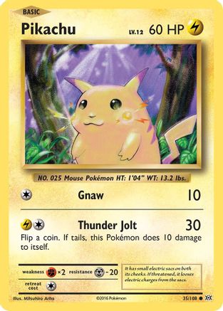 Pikachu (35/108) [XY: Evolutions] - Trinity Hobby