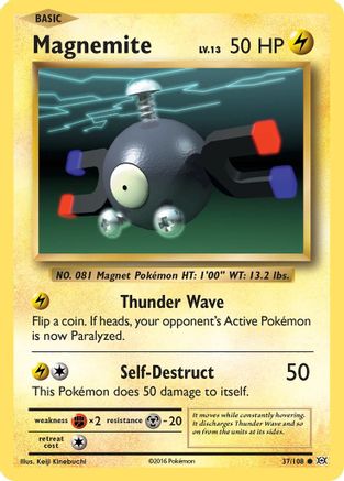 Magnemite (37/108) [XY: Evolutions] - Trinity Hobby