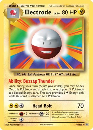 Electrode (40/108) [XY: Evolutions] - Trinity Hobby
