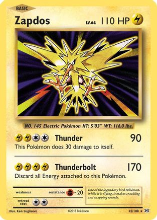 Zapdos (42/108) [XY: Evolutions] - Trinity Hobby