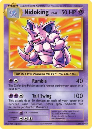 Nidoking (45/108) [XY: Evolutions] - Trinity Hobby