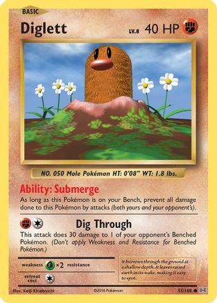 Diglett (55/108) [XY: Evolutions] - Trinity Hobby