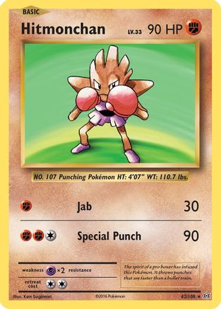 Hitmonchan (62/108) [XY: Evolutions] - Trinity Hobby
