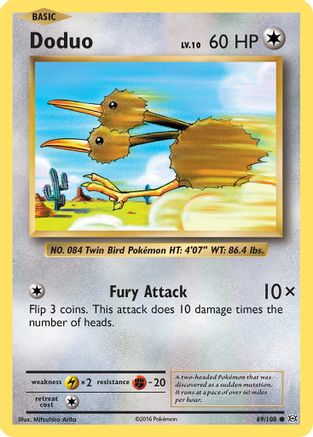 Doduo (69/108) [XY: Evolutions] - Trinity Hobby