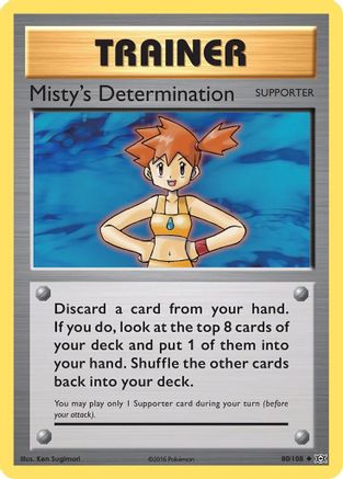 Misty's Determination (80/108) [XY: Evolutions] - Trinity Hobby