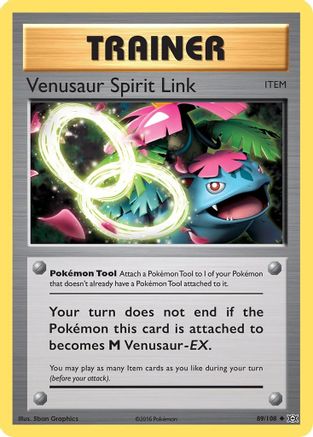 Venusaur Spirit Link (89/108) [XY: Evolutions] - Trinity Hobby