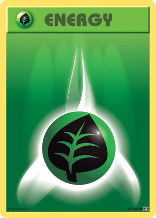 Grass Energy (91/108) [XY: Evolutions] - Trinity Hobby